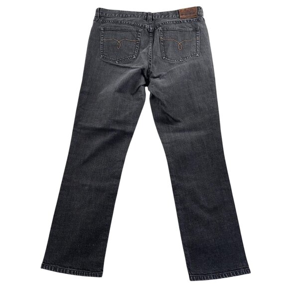 Lauren Jeans Co Ralph Lauren Women Jeans Size 10 Black Denim Straight Leg Casual - Picture 2 of 14